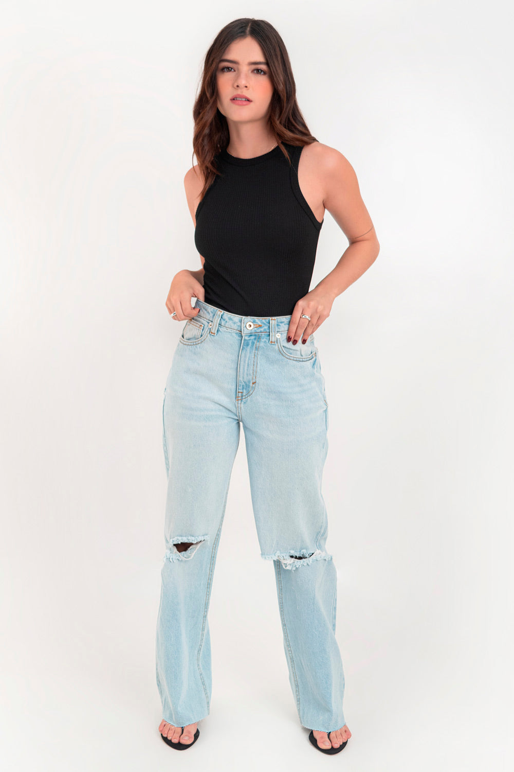 Blusas Cortas Blusas Para Jeans Altos Short De Jean Clásico De