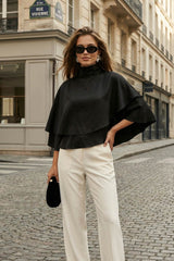 Blusa Amaranta con olanes