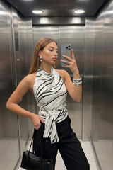 Blusa Ashlinn estampada