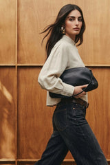 Toggle long-sleeved top