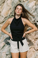 Blusa Claire con cinturón