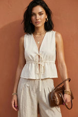 Blusa Fenella con lazos