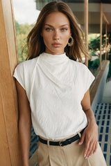 Midnight Kiss Flowy Blouse