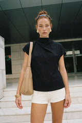 Midnight Kiss Flowy Blouse