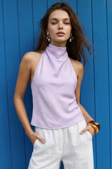 Blusa halter Ultra Glam