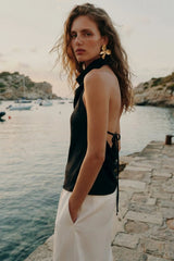 Blusa halter Ultra Glam