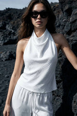 Blusa halter Ultra Glam
