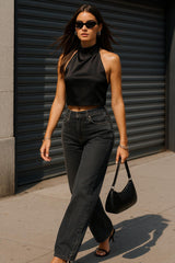 Blusa Main Character satinada