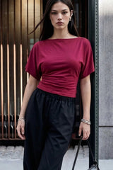 Toggle long-sleeved top