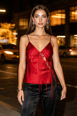 Blusa satinada Flirt Mode