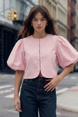 Blusa Stella manga globo