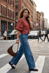 Blusa Stella manga globo