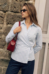 Camisa cruzada rayas