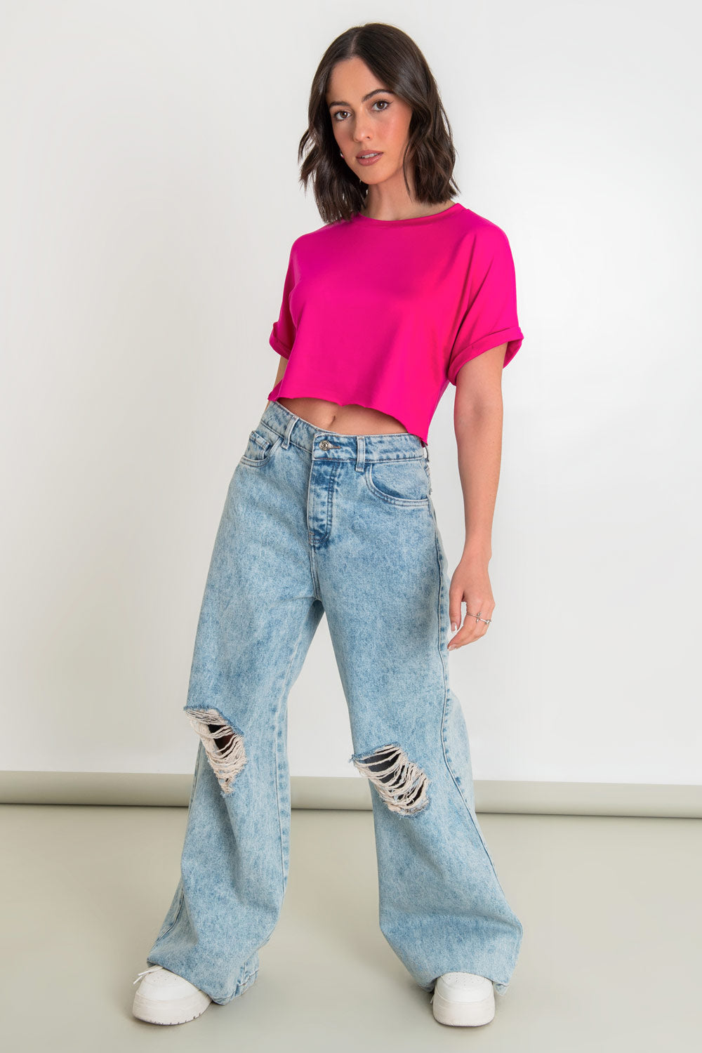 Camiseta de manga corta rosa mexicano – HIGHSTREET