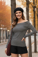 Camiseta varias posiciones rayas