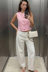 Chaleco cortes bolsillos