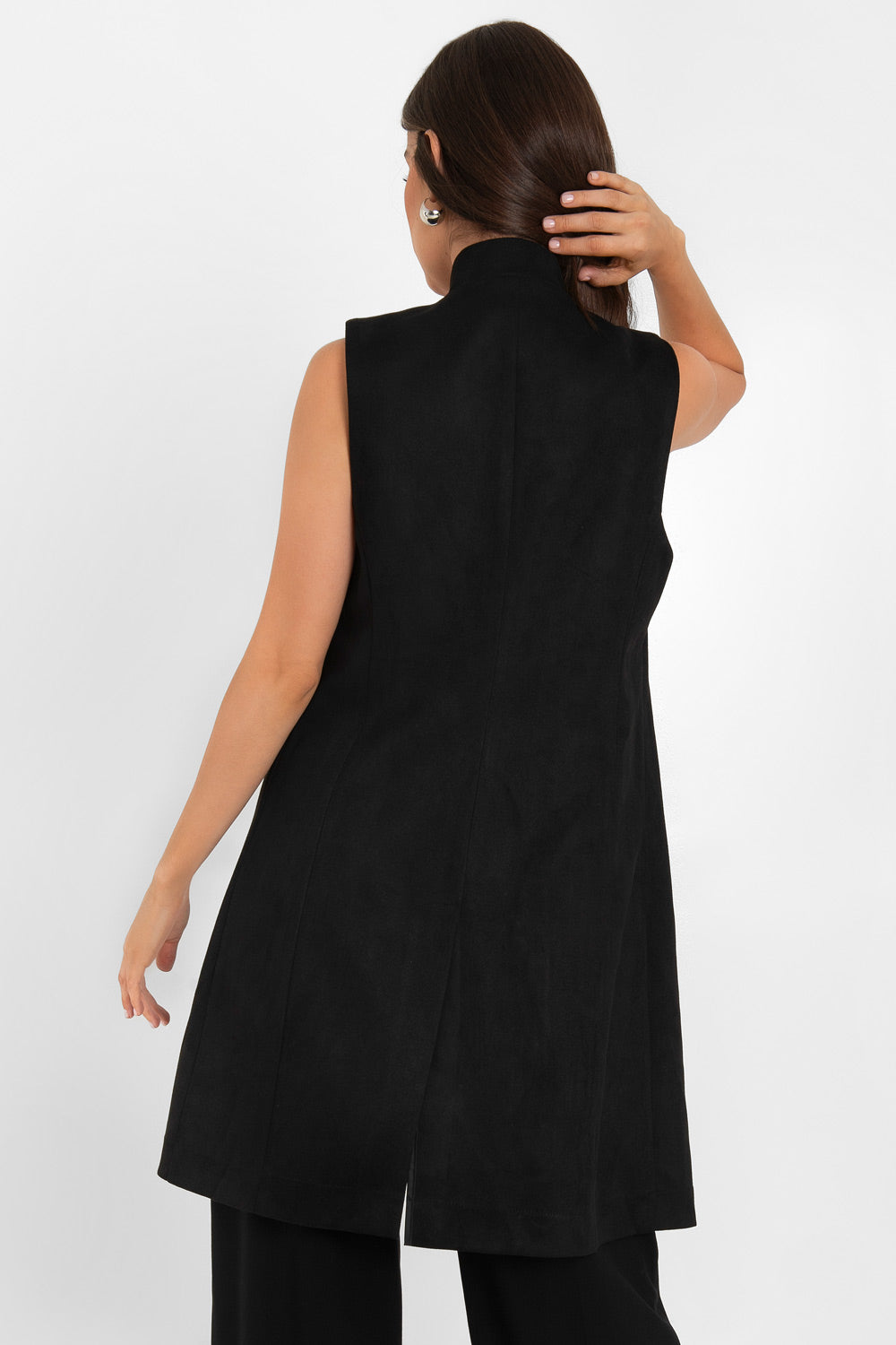 Cómo Combinar Chaleco Largo Negro Zara Vestido Chaleco Largo