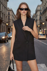 Chaleco largo botones