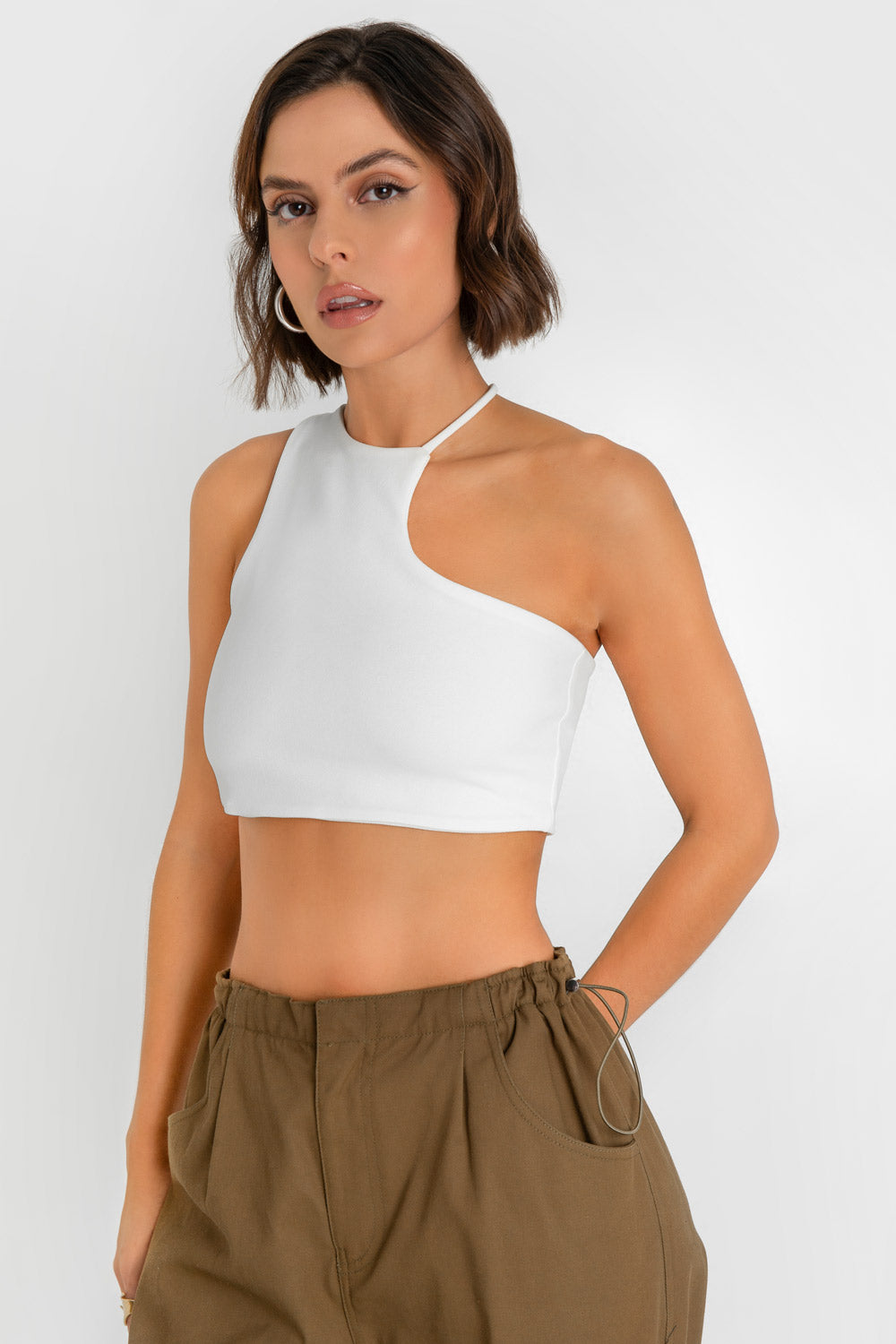 Crop Top Sin Manga