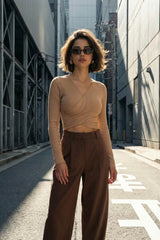 Crop top Jasmine cruzado