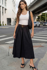 Falda capa cinturón