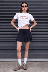 Falda pantalón lazo tablones