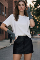 Falda pantalón stretch