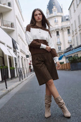 Polo neck sweater