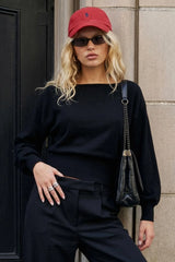 Round neck button-up cardigan