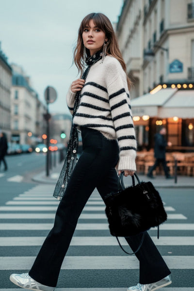 Legging ajustado de fit flare y cintura alta con pretina elástica.