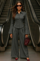 Pantalón Amelie fit palazzo