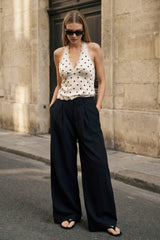 Pantalón ancho maxi pinza