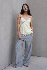 Pantalón de rayas con jareta