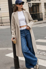 Pantalón denim cintura doble