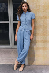 Balloon fit trousers