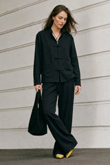 Wide-leg trousers