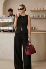 Pantalón vestir doble pinza