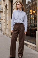 Pantalón vestir wide leg