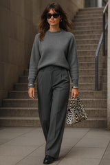 Pantalón Haven wide leg con pinzas