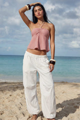 Top bandeau con tirantes rayas