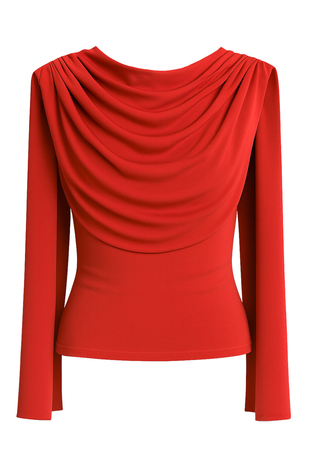 Top de fit ajustado, sin mangas, cuello redondo y detalle decorativo frontal con plisados en hombros.