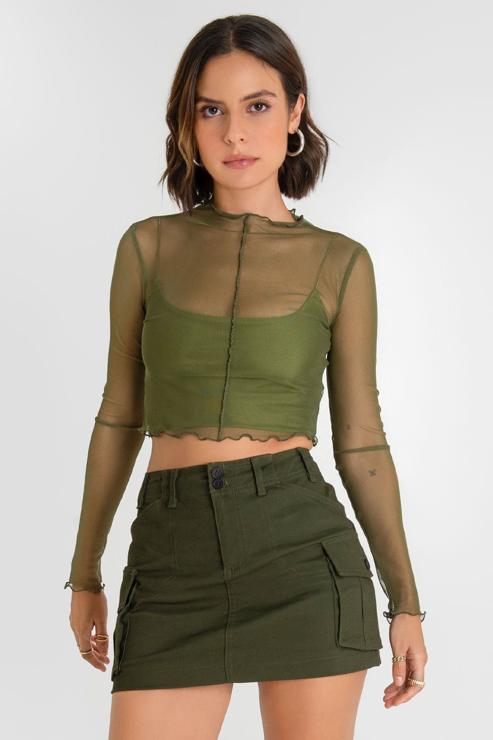 tops Tops de mesh HIGHSTREET