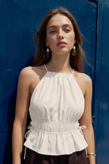Top Flora Pop with ruffles
