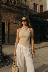 Top halter Elsa fit ajustado