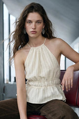 Breezy shirred top