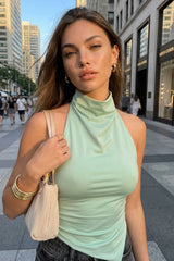 Top halter Elsa fit ajustado