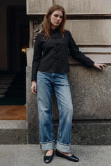 Toggle long-sleeved top