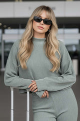 Top manga larga textura