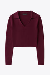 Top punto manga larga