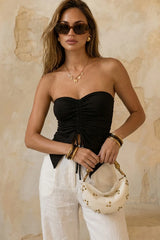 Top Rebel con jareta